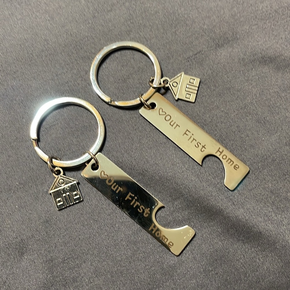 Our First Home Keychain Set - Picture 2 of 4